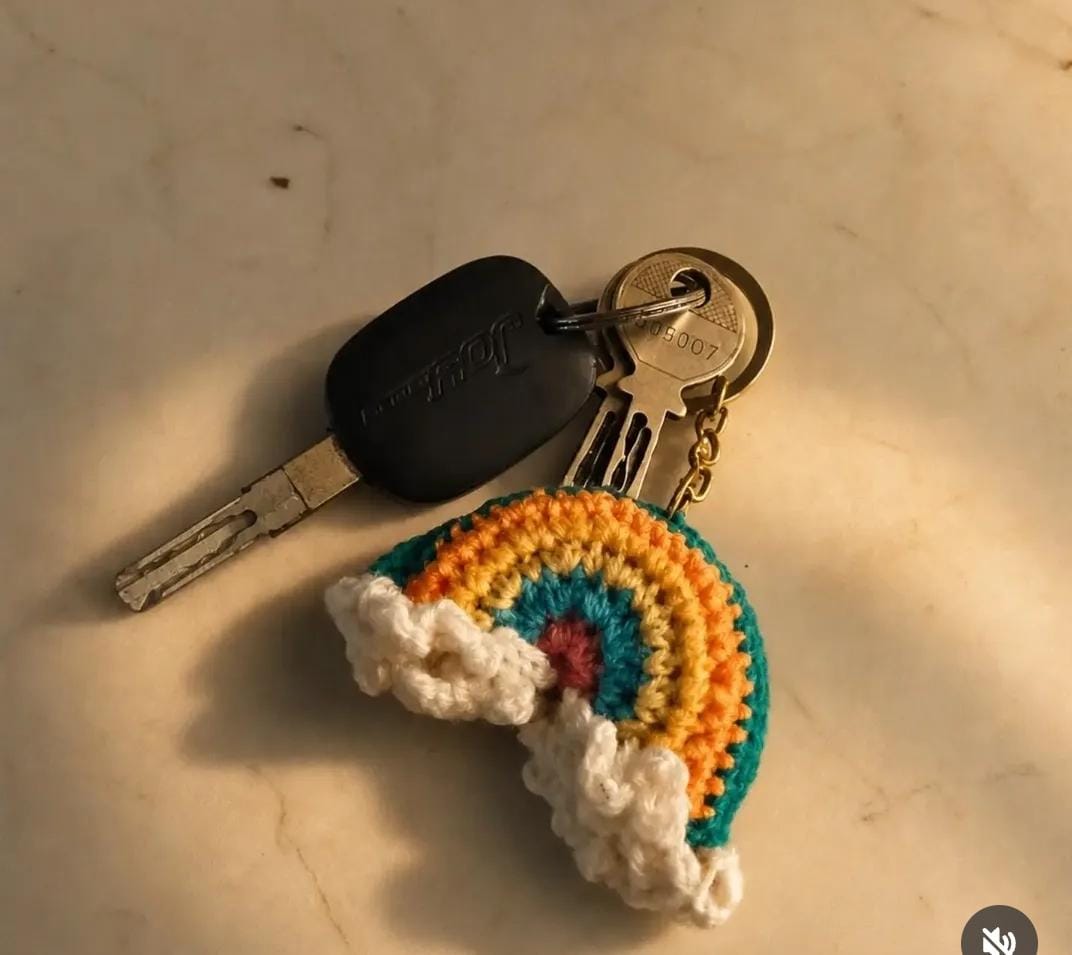 Rainbow Keychain